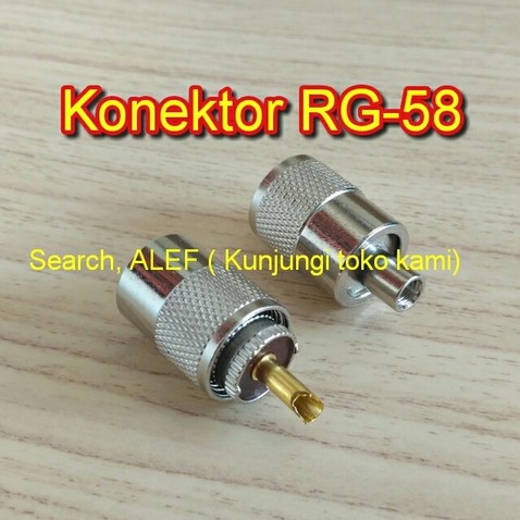 Konektor rg58 connector kabel antena radio rg 58 cable