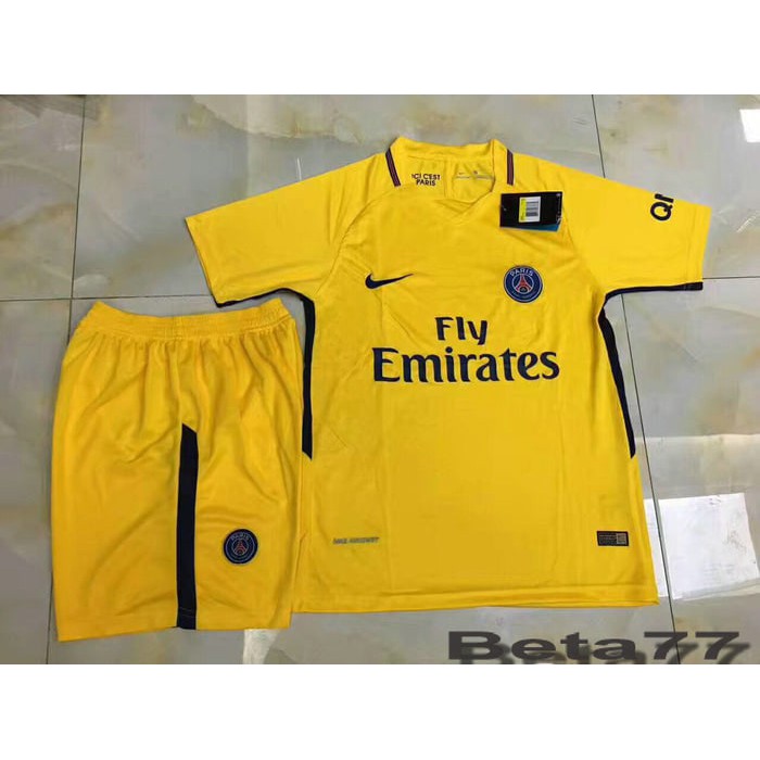 PREMIUM Jersey Baju bola Anak Kids PSG AWAY 2017 18 GRADE ORI TERBARU