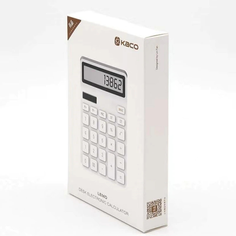 

MIJIA LEMO KACO KALKULATOR ELETRONIK DESKTOP CALCULATOR - K1412 - WHITE PROMOSI