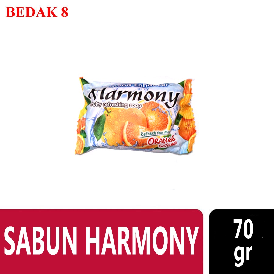 Sabun Harmony Batang 70 gr/ Sabun  Mandi Harmony Aroma Buah