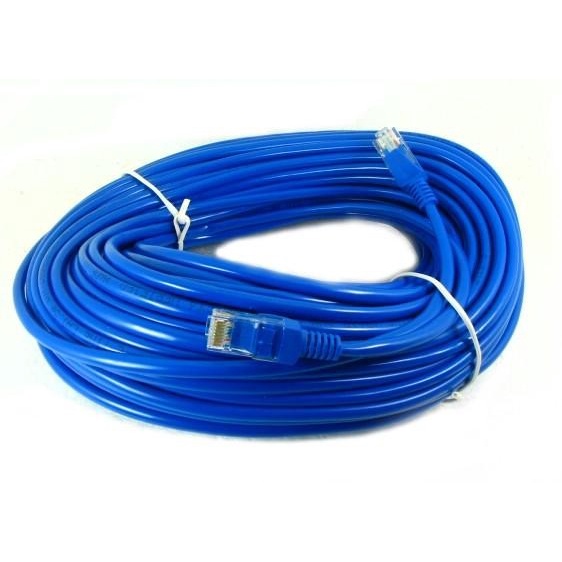 25M 25 M KABEL LAN CAT 5E / KABEL UTP BIRU 5 METER CAT 25 PABRIKAN High Quality pc laptop komputer