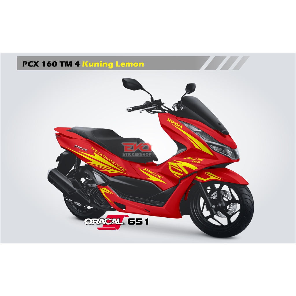 Stiker PCX 160 MERAH Cutting Sticker New Pcx