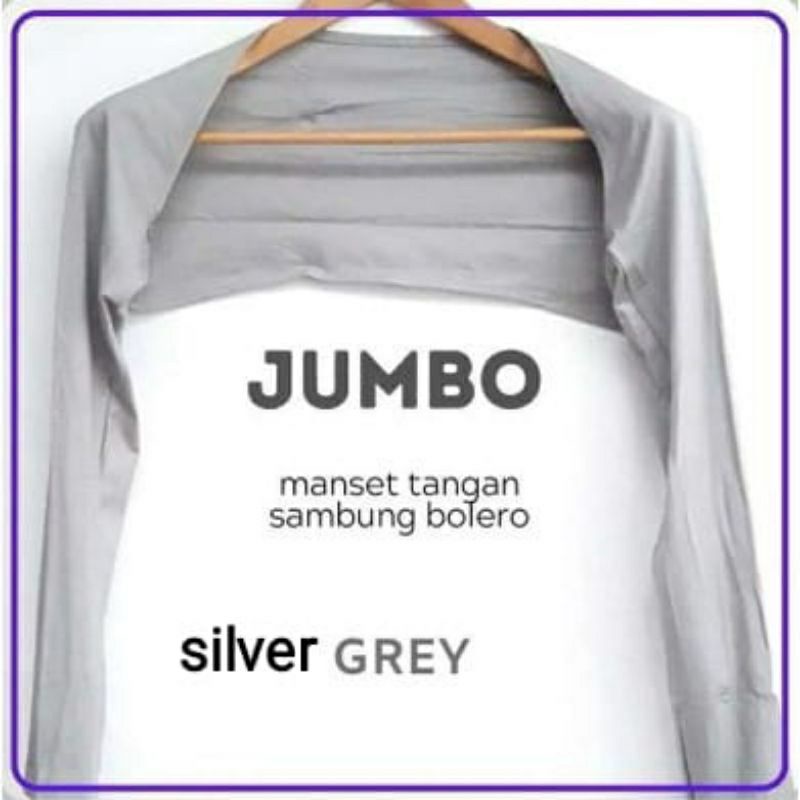 BOLERO. menset tangan sambung jumbo(XL)bahan kaos rayon super