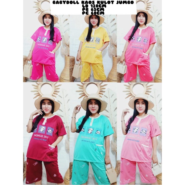 BABYDOLL KAOS KULOT JUMBO