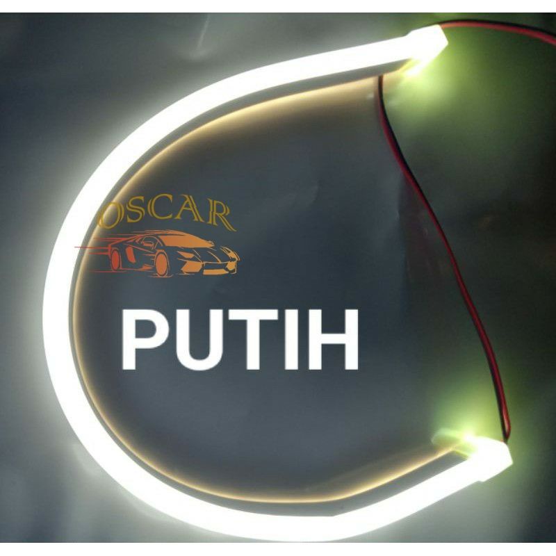 LAMPU ALIS MOTOR DAN MOBIL NEON FLEX DRL ALIS FLEXSIBLE 30CM 45cm 60cm 12v [HARGA PER 1PC BUKAN SEPASANG] LAMPU ALIS NMAX VARIO PCX BEAT MIO LEXI AEROX JUPITER DLL