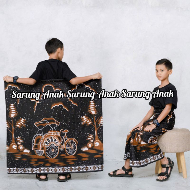 SARUNG ANAK SD DAN SMP MOTIF / SARUNG BATIK KHAS PEKALONGAN