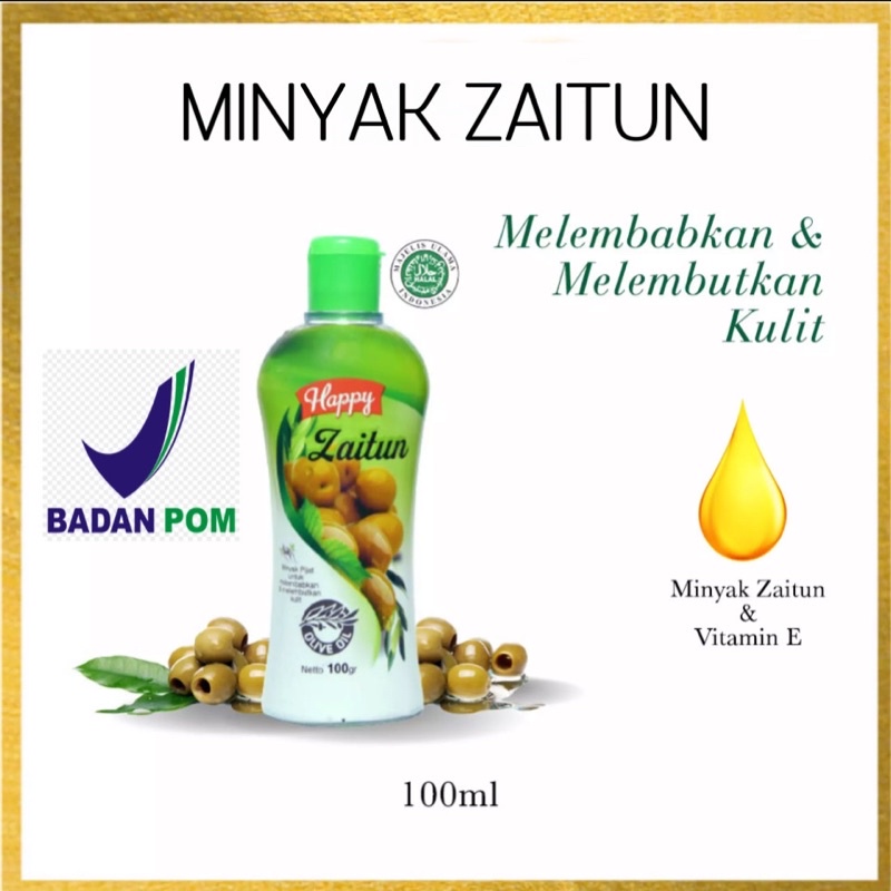 Minyak Zaitun Minyak Pijat 100 ml Original 100% Ori Asli  BISA BAYAR DI TEMPAT (COD)