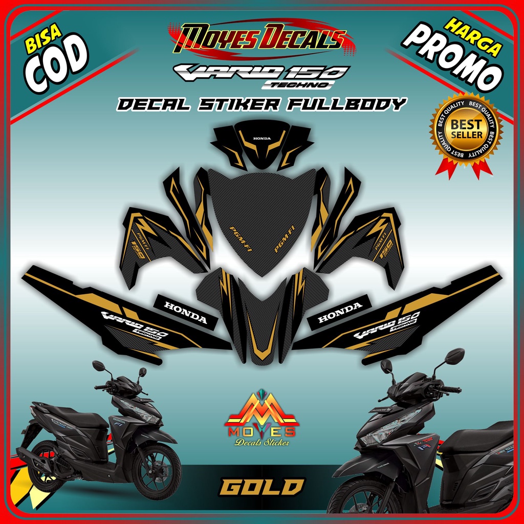 decal vario 150 techno stiker vario 150 decal stiker motor honda vario 150 techno full body