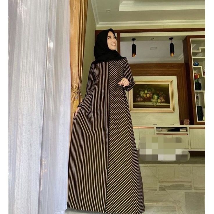 DRESS ABAYA JEJU BATIK LURIK DUAI FAV ORIGINAL