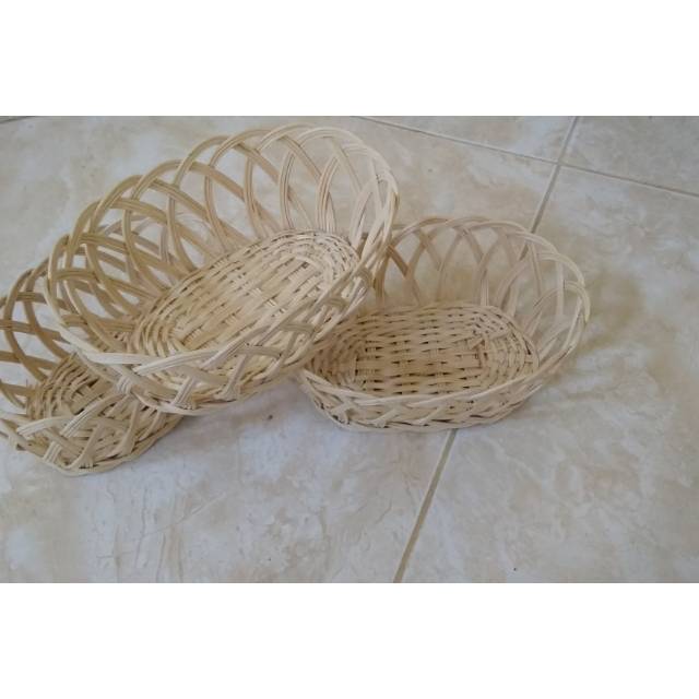 Keranjang Rotan Mini untuk Hampers souvenir atau parcel