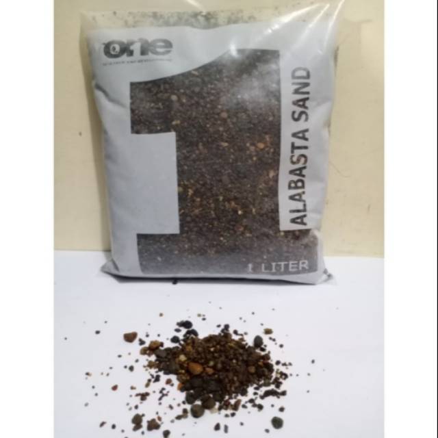 ALABASTA SAND 1 LITER / PASIR ALABASTA HIASAN &amp; MEDIA TANAM AQUASCAPE