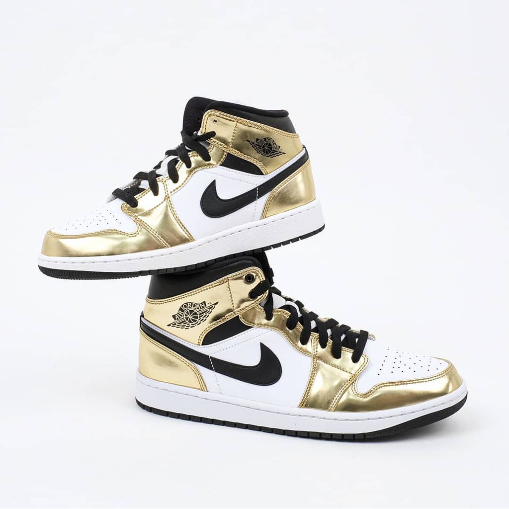 Air Jordan 1 Mid SE Metallic Gold