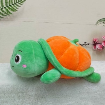 Boneka Kura Kura Labu Size 17&quot;/25cm/kura kura hijau/boneka squire/boneka animal/