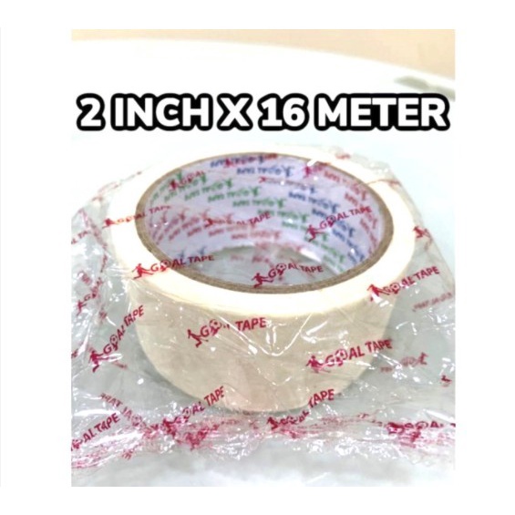 Lakban Kertas 2 inch / Maksing Tape 2&quot; (44 mm x 16 Meter) GOAL TAPE