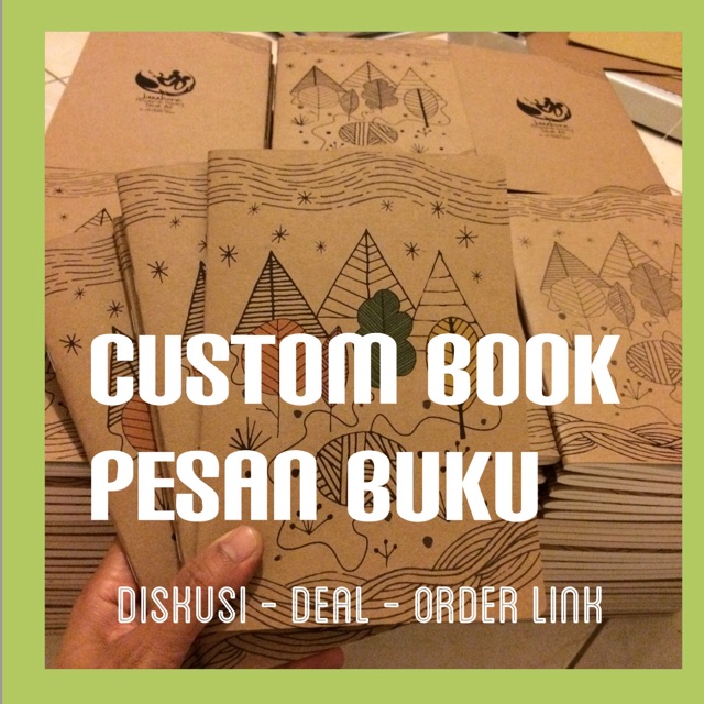 

NOTEBOOK CUSTOM BOOK MADE BY ORDER DESAIN LOGO SENDIRI