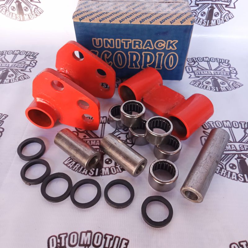 UNITRACK SCORPIO BEARING BAMBU 3 LOBANG / PENINGGI BLAKANG SCORPIO