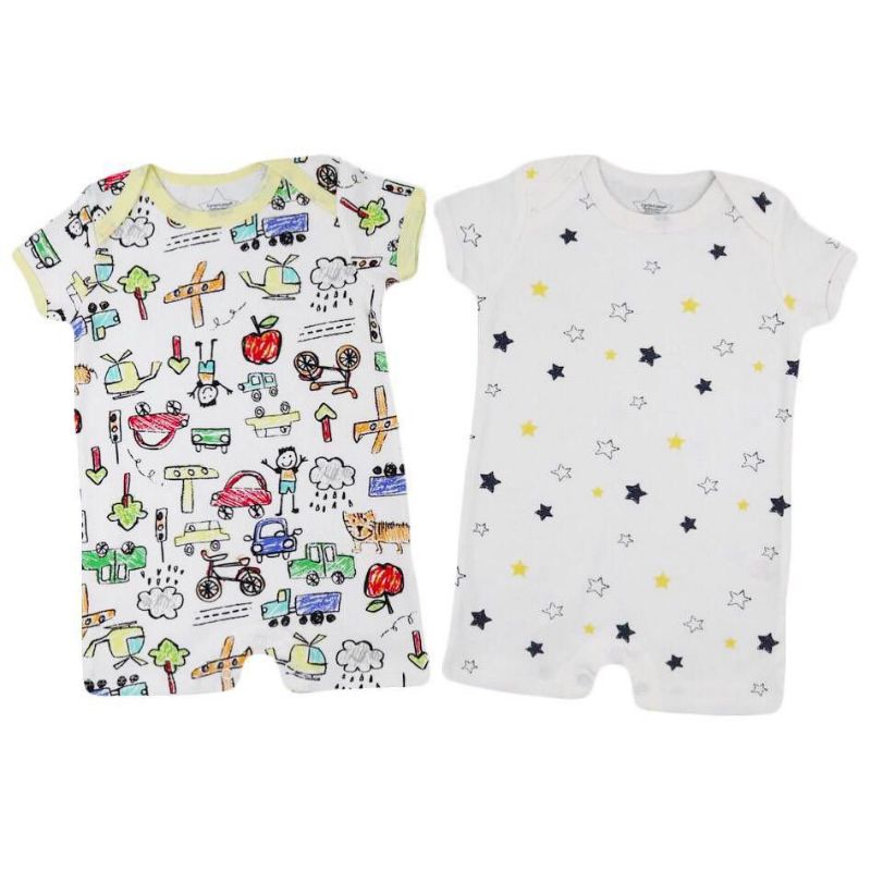 BABY K2 - Baby Bodysuit Sunnozy Isi 2 Pcs Motif Star