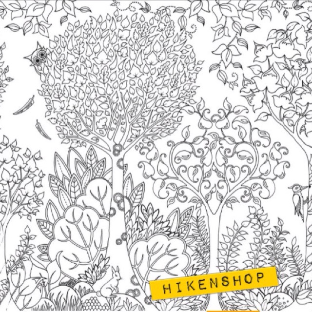 Download Enchanted Forest Coloring Book Shopee Indonesia