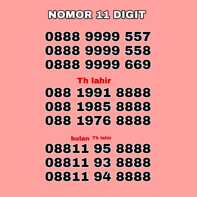 Nomor Cantik Murah Smartfren Unlimited Request Nomor