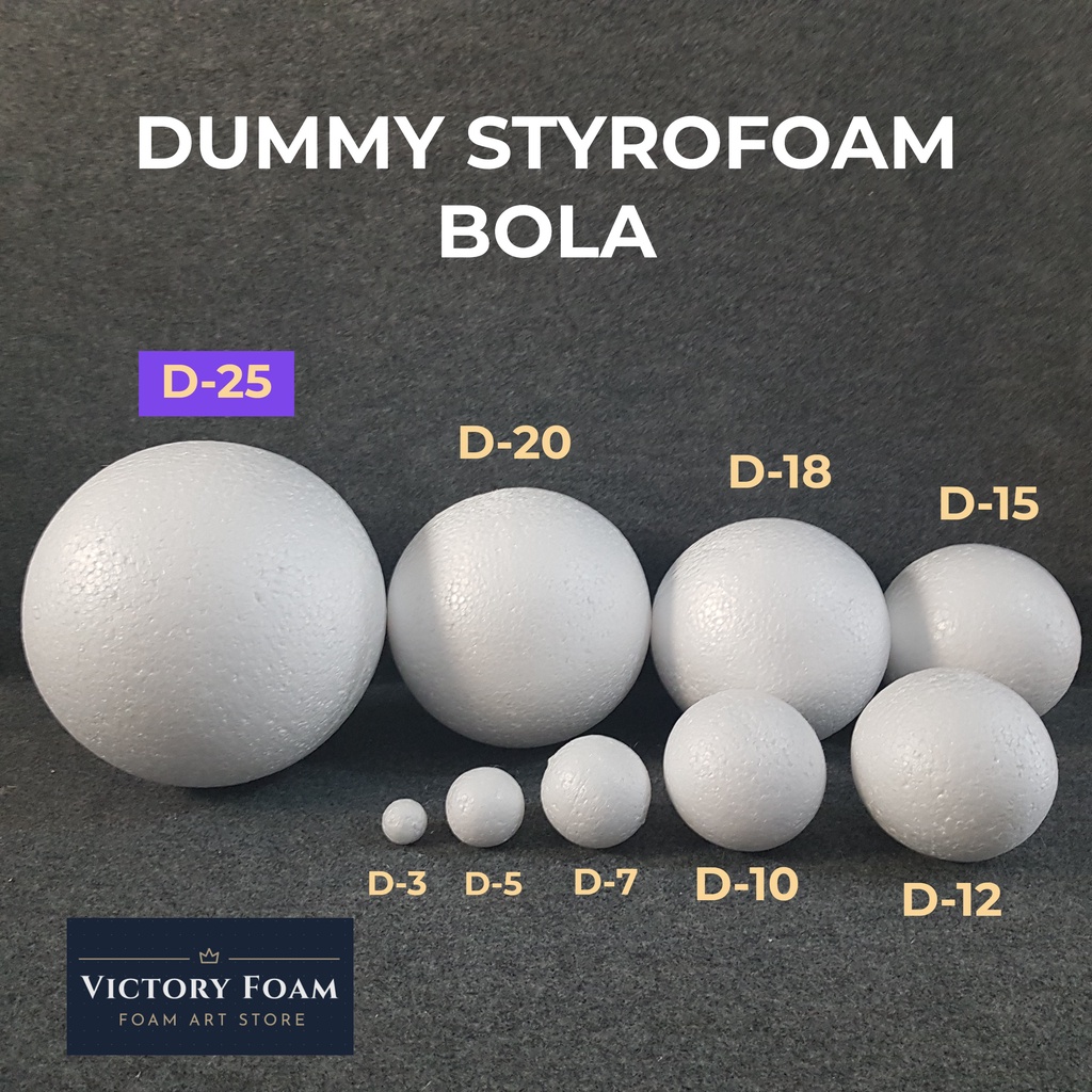 Dummy Styrofoam Bola Diameter 25cm