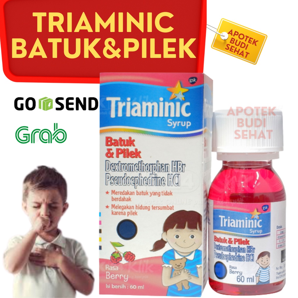 Triaminic Batuk Pilek Obat Batuk Anak Rasa Cherry 60 ml Triaminic Pilek Triaminic Batuk Kering Obat 