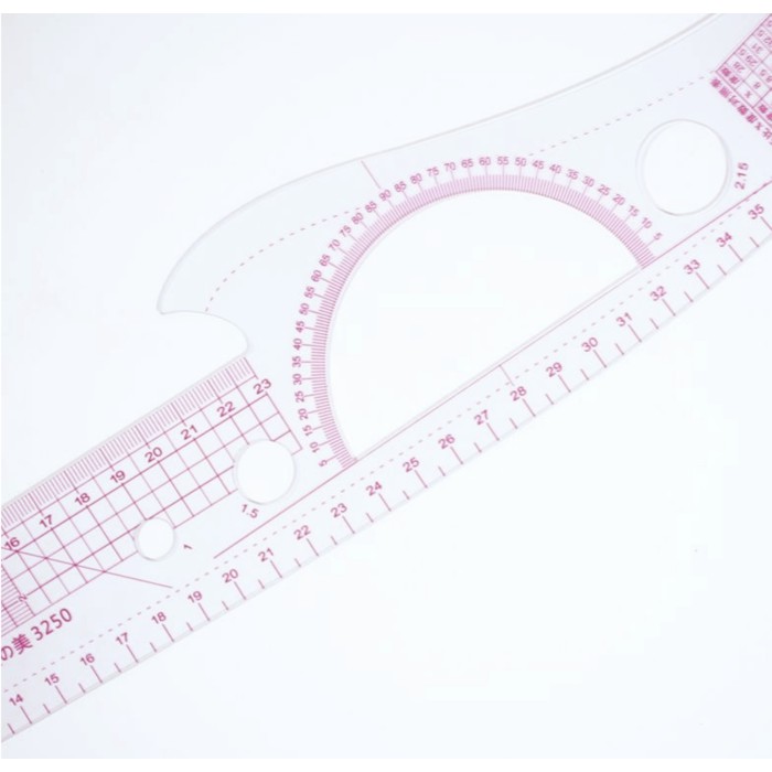 Penggaris Jahit/Menjahit - Pola Quilting Patchwork Ruler 60cm - 3250