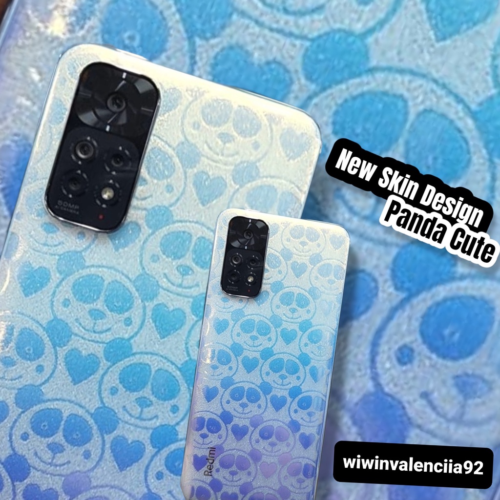 Hydro Skin 3D Aurora-Panda Baby STAR INFINIX HOT 30 30i 20 20i 20s 12Pro 12i 12 Play 11 11S-NFC 11Play 10S 10 Play 9 Play 8 7/PRO Garskin Belakang Hydrogel Jely Bening/Antigores-Gores Casing-Case/Caracter Motif/5D Anti Minyak OIL Custom Play 4G 5G i Bear