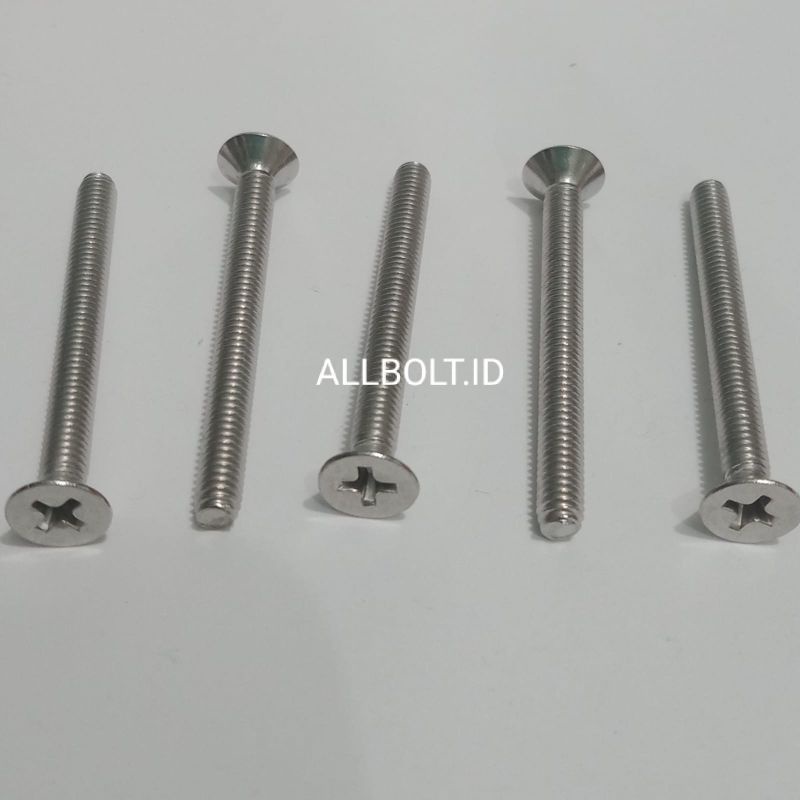 Baut JF stainless baut 7/4mm x 40mm (2biji)