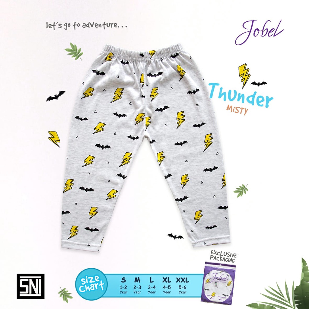 Jobel 1pc Long Pants Print