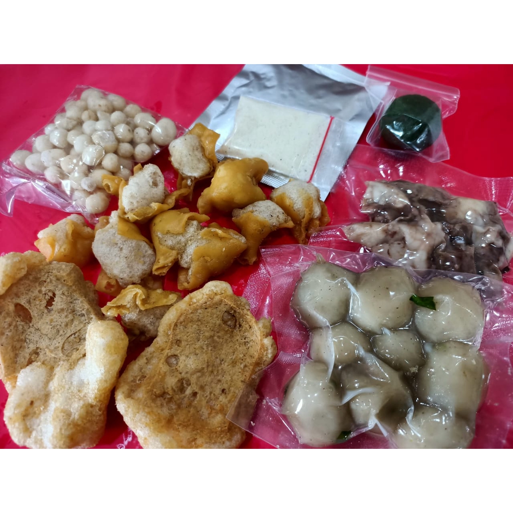 Paket Baso Aci Geprek Tetelan Sehot isi 5 pcs