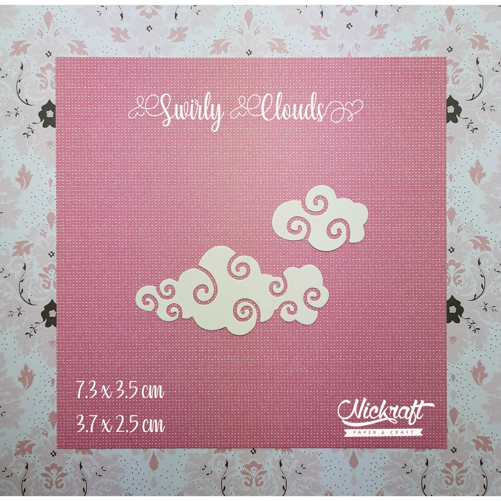 

SWIRLY CLOUDS - Bahan Scrapbook Awan Langit Cloud