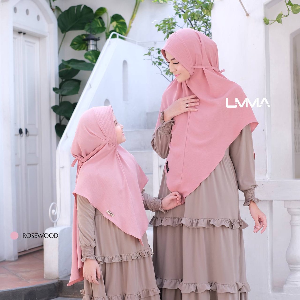 Umma Syari Bergo Milik bahan bianca crinkle Hijab Instan Antem griya_mey-2