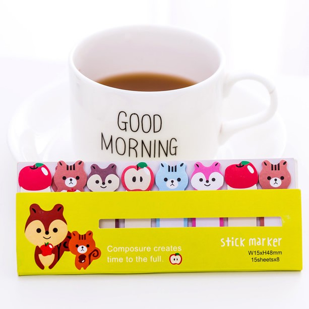 Sticky Note Memo Papers Yuru Series-Squirel