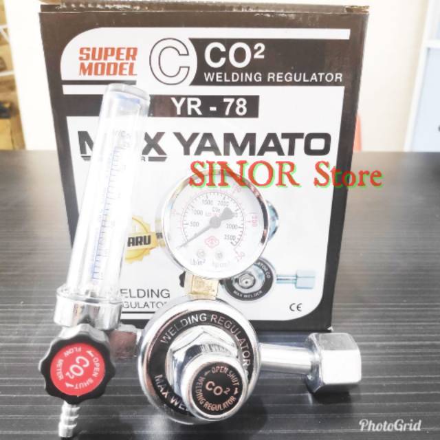 Regulator Las CO2 Mig Mag Yamato ORIGINAL Tabung Las CO Welding