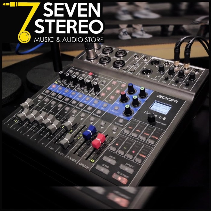 Zoom LiveTrak L-8 L8 Digital Mixer