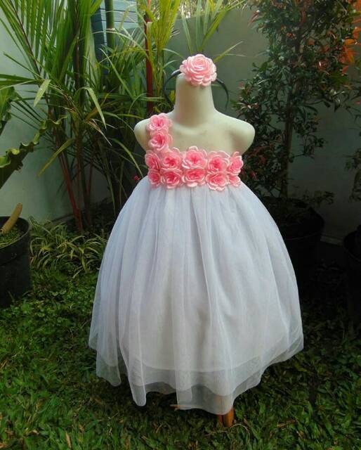 New party dress megar anak