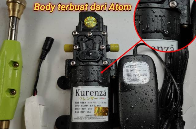 Paket Dinamo Sprayer Pompa Air 340 psi Japan Quality Tanpa Selang Tekanan Tinggi