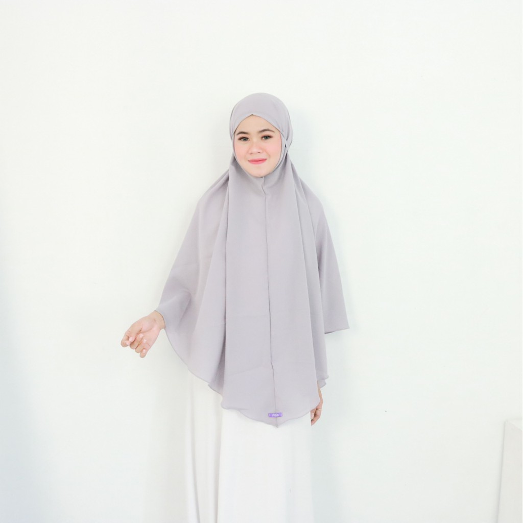 Jilbab Instan Bergo Maryam Jumbo Diamond  I Khimar Jumbo Tali Non Pet