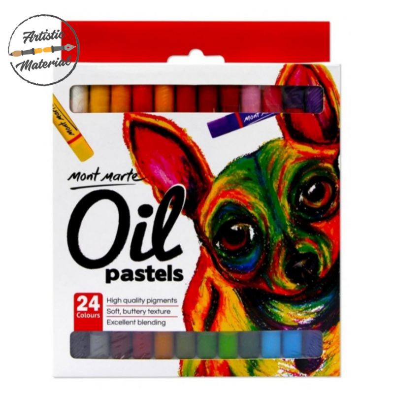 

Mont Marte Oil Pastel 24 Warna