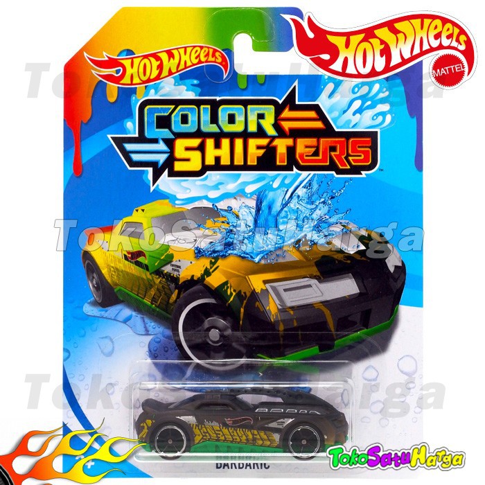 Hotwheels Hot wheels Color Shifters Barbaric Original Mattel Rubah Warna