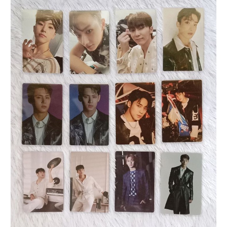 PHOTOCARD SEVENTEEN OFFICIAL FACE THE SUN, ATTACCA, CARVER - Hoshi, Jun, Seungkwan, Mingyu, Dk