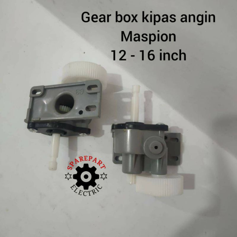 GEAR BOX MSP SEGI KIPAS ANGIN MASPION DARI 12 - 16 INCH