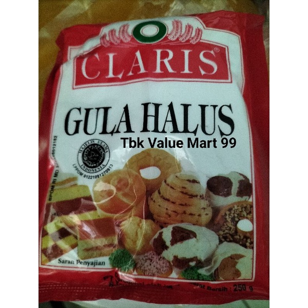 

Claris gula halus 250gram