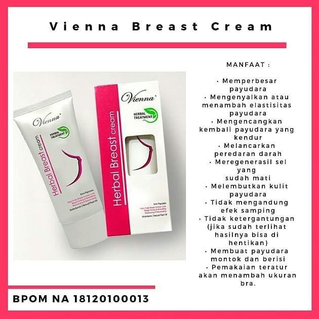 VIENNA Herbal Breast Cream Krim Pengencang Pembesar Payudara