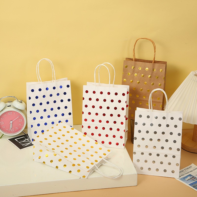 PAPER BAG HADIAH POLKADOT MEWAH | SHOPPING BAG| TAS KADO | TAS JINJING