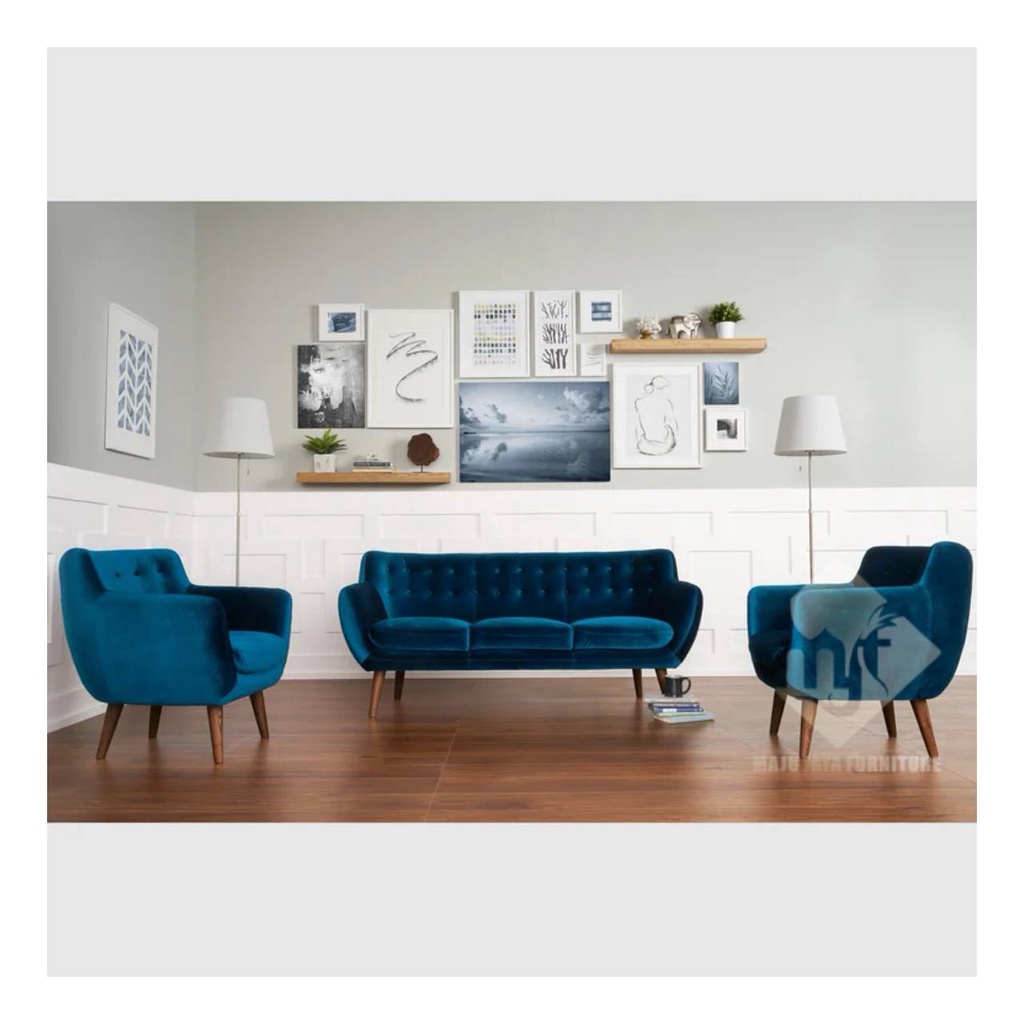 Set sofa scandinavian retro - sofa scandinavian retro minimalis 321