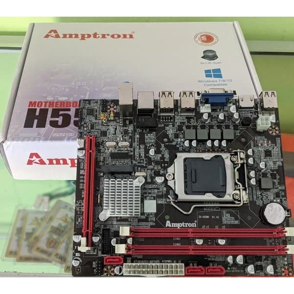 MotherBoard / MainBoard Amptron H55M DDR3 LGA 1156