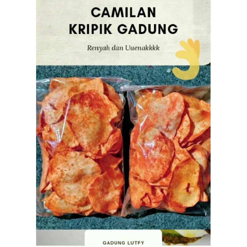 

KERIPIK GADUNG LUTFI 220 gr