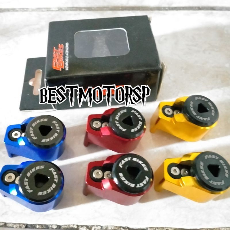 Gembok Shock Aerox 155 Xmax Fast Bikes Full CNC Cap Bolt