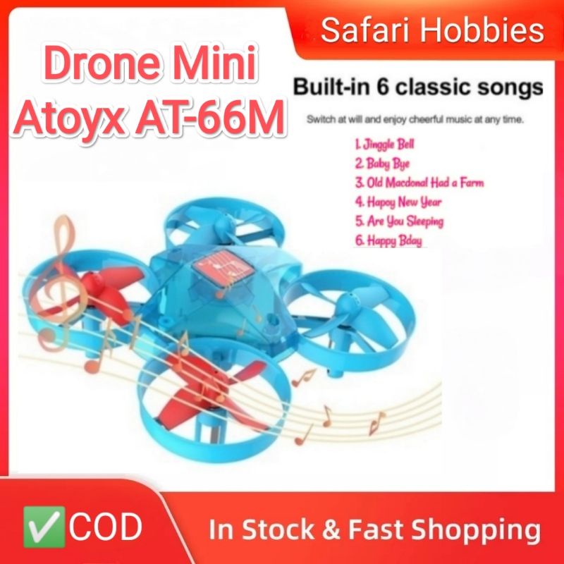 Drone Mini Atoyx AT-66M with 6 Music